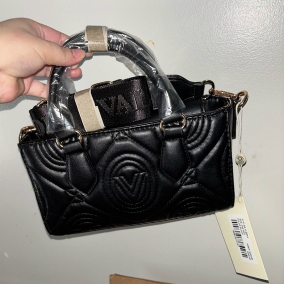 Valentino Orlandi Black Quilted Satchel 💥 - Picture 6 of 12